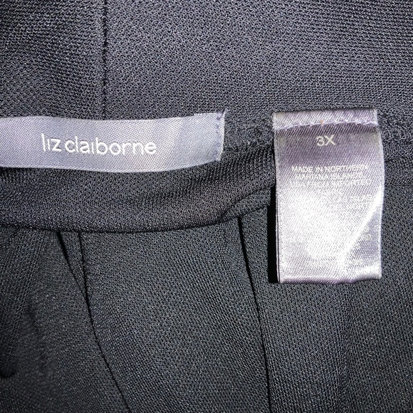 Liz Claiborne slinky knit waterfall front jacket Sz 3X - Picture 4 of 5